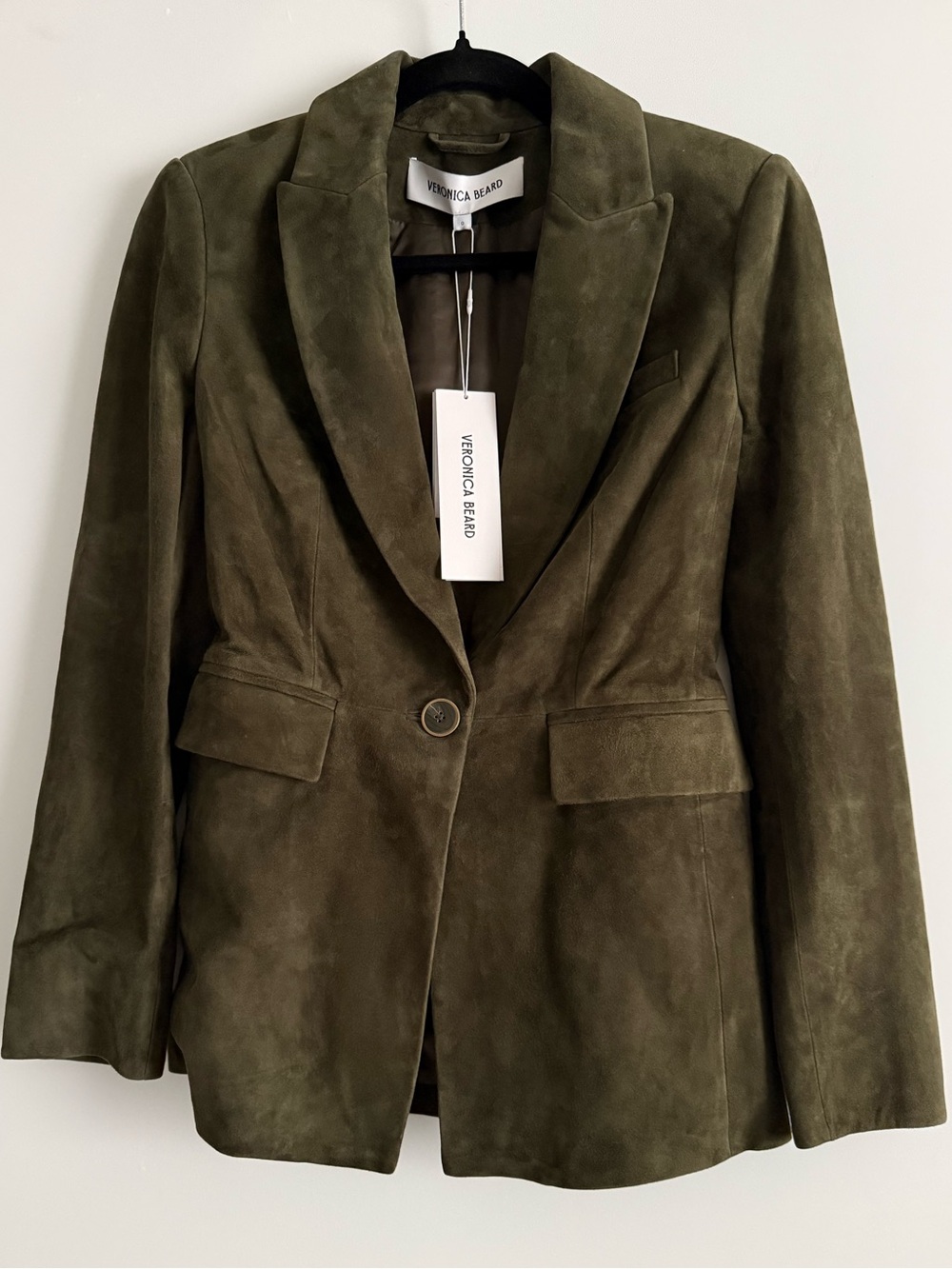 Veronica Beard Duane Suede Dickey Jacket - Picture 5 of 5